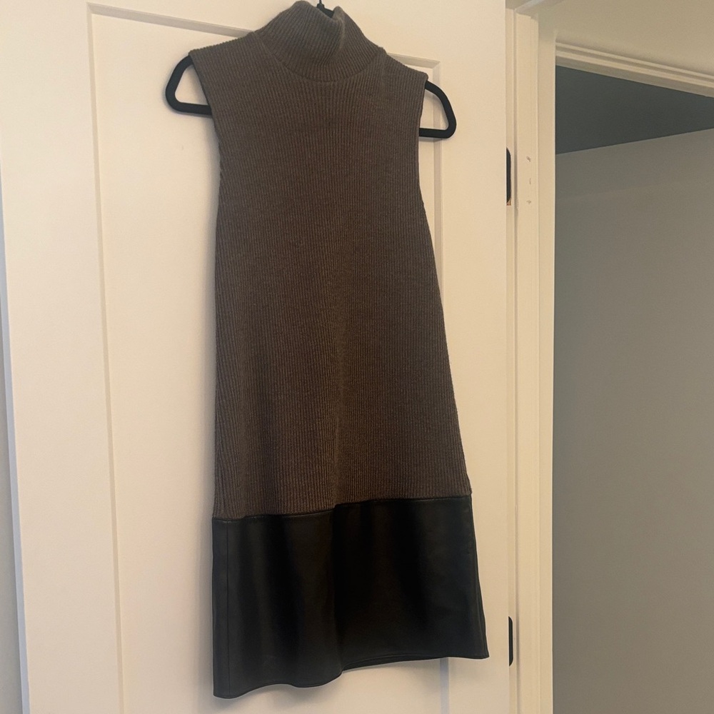 Bailey 44 Brown and Black Sleeveless Mini Dress